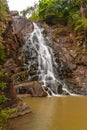 View of Beautiful Uski Waterfall .