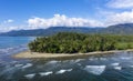 Beautiful Uvita Beach, Costa Rica, Puntarenas Royalty Free Stock Photo