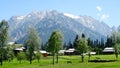 Beautiful valley in heart of mountains Royalty Free Stock Photo