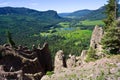 Beautiful valley landscape near Pagosa Springs in Colorado Royalty Free Stock Photo