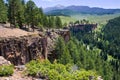 Beautiful valley and mountain landscape near Pagosa Springs in Colorado Royalty Free Stock Photo