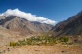 Beautiful valley near Phandar Lake, Northern Pakistan Royalty Free Stock Photo