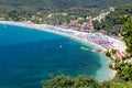 Beautiful Valtos beach near Parga town of Epirus area in Greece.