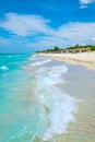 The beautiful Varadero beach in Cuba on a sunny summer day Royalty Free Stock Photo
