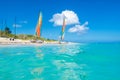 The beautiful Varadero beach in Cuba