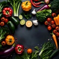 A variety of vegetables - ai generated image