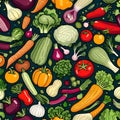 A variety of vegetables - ai generated image