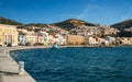 Beautiful Vathy on Samos Royalty Free Stock Photo