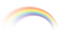 Beautiful vector vivid colorful rainbow shining blurred