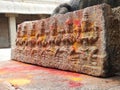 Beautiful Veerabhadra Hindu temple located in Lepakshi in the state of Andhra Pradesh, India
