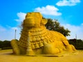 Beautiful Veerabhadra Hindu temple located in Lepakshi in the state of Andhra Pradesh, India