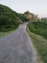 Beautiful vegetation along the beautiful highway is the natural scenery of beautiful Bangladesh