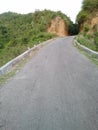 Beautiful vegetation along the beautiful highway is the natural scenery of beautiful Bangladesh