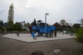 New playground for Berliners. Marzahn-Hellersdorf, Berlin, Germany