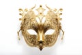 Beautiful Venetian mask on white background - Ai Generated