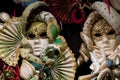 Beautiful Venetian masks background