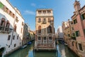 Beautiful Venice canal view with venetian building, Venice, Italy