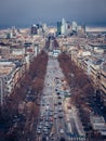 Beautiful vertical shot of the buildings in Paris, France