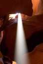 Beautiful vertical shot of the Slot Antelope Canyons in Arizona, US.