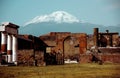 Beautiful vesuvio view from pompei Royalty Free Stock Photo