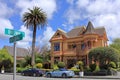 Ferndale Victorian Architecture in the Historic Town in Humboldt County, Northern California, USA