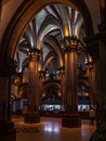 Beautiful victorian roof design of CST station,UNESCO World Heritage Site in Mumbai, Maharashtra, India