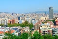 Beautiful view from above of Barcelona, Catalonia, Spain Royalty Free Stock Photo