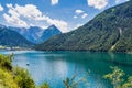 Beautiful view on Achensee, Achen Lake. Pertisau, Alps in Tyrol, Tirol, Austria Royalty Free Stock Photo