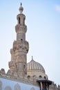 the beautiful view of al-azhar mosque at cairo on daylight