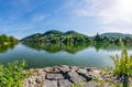 beautiful view from Alf in the district of Cochem-Zell in Rhineland-Palatinate across the Moselle to Bullay