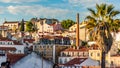 BEAUTIFUL VIEW OF ALFAMA FROM TOP OF ALFAMA HILL Royalty Free Stock Photo