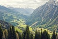 Beautiful view of Alps mountains. Spring in National Park Hohe Tauern, Austria. Royalty Free Stock Photo