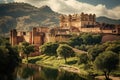 Beautiful view of Amber Fort in Jaipur, Rajasthan, India, View of Amber fort, Jaipur, India, AI Generated Royalty Free Stock Photo