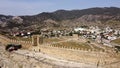 Beautiful view of the ancient Genoese fortress on the Black Sea coast in Sudak Royalty Free Stock Photo