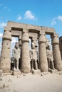 Beautiful view of ancient Luxor Temple in Luxor