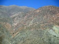 Beautiful aerial view of mountains Jujuy Argentina South America Andes mountains Royalty Free Stock Photo