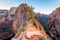 Beautiful view of Angels Landing Hike, Zion National Park