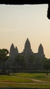 beautiful view of angkor wat Royalty Free Stock Photo