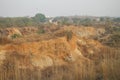 Beautiful view of Aravali diversity-bio park under a clear sky in Gurgaon, India