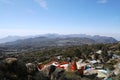 Beautiful view of ARAVALI mountain range from kumbhalgarh fort