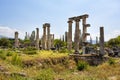 Beautiful view of the archaeological site of Aphrodisias, Turkey