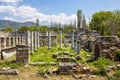 Beautiful view of the archaeological site of Aphrodisias, Turkey