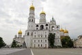 Archangel Cathedral and Ivan the Great Bell in the Moscow Kremlin. Moscow. RUSSIA. Royalty Free Stock Photo
