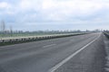 View of asphalt highway without transport Royalty Free Stock Photo