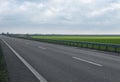 View of asphalt highway without transport Royalty Free Stock Photo