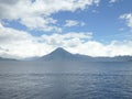 Atitlan lake and volcano, Solola, Guatemala