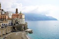 Beautiful view of Atrani village on Amalfi Coast, Italy Royalty Free Stock Photo