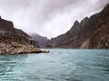 A beautiful view of Attabad Lake, Hunza Pakistan Royalty Free Stock Photo