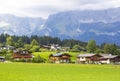 A beautiful view of the austrian Alps Royalty Free Stock Photo