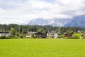 A beautiful view of the austrian Alps, Austria Royalty Free Stock Photo